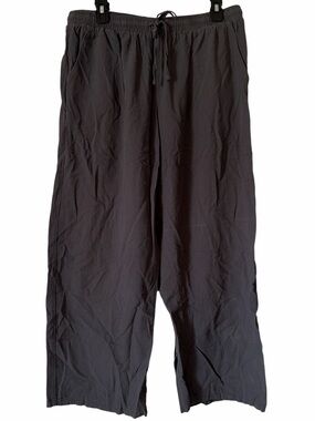 Linen like wide leg pants